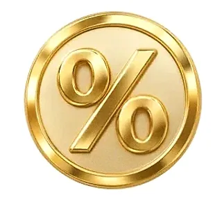 Gold percent coin — GQbet