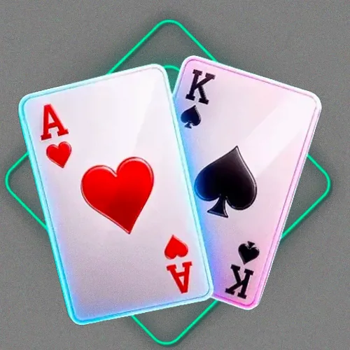 Ace and king playing cards