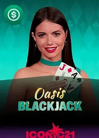 Oasis Blackjack live game cover