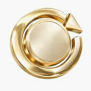Gold circular arrow — GQbet