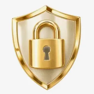 Shield with padlock — GQbet