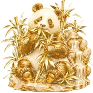 Panda eating bamboo — GQbet